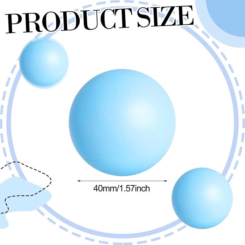 SEEVOR 28 Pcs Balls Table Tennis Balls 40mm Color Plastic Balls Bulk Washable Small Game Balls for Party Decoration Handcrafted Art Carnival Pool Games - Image 2